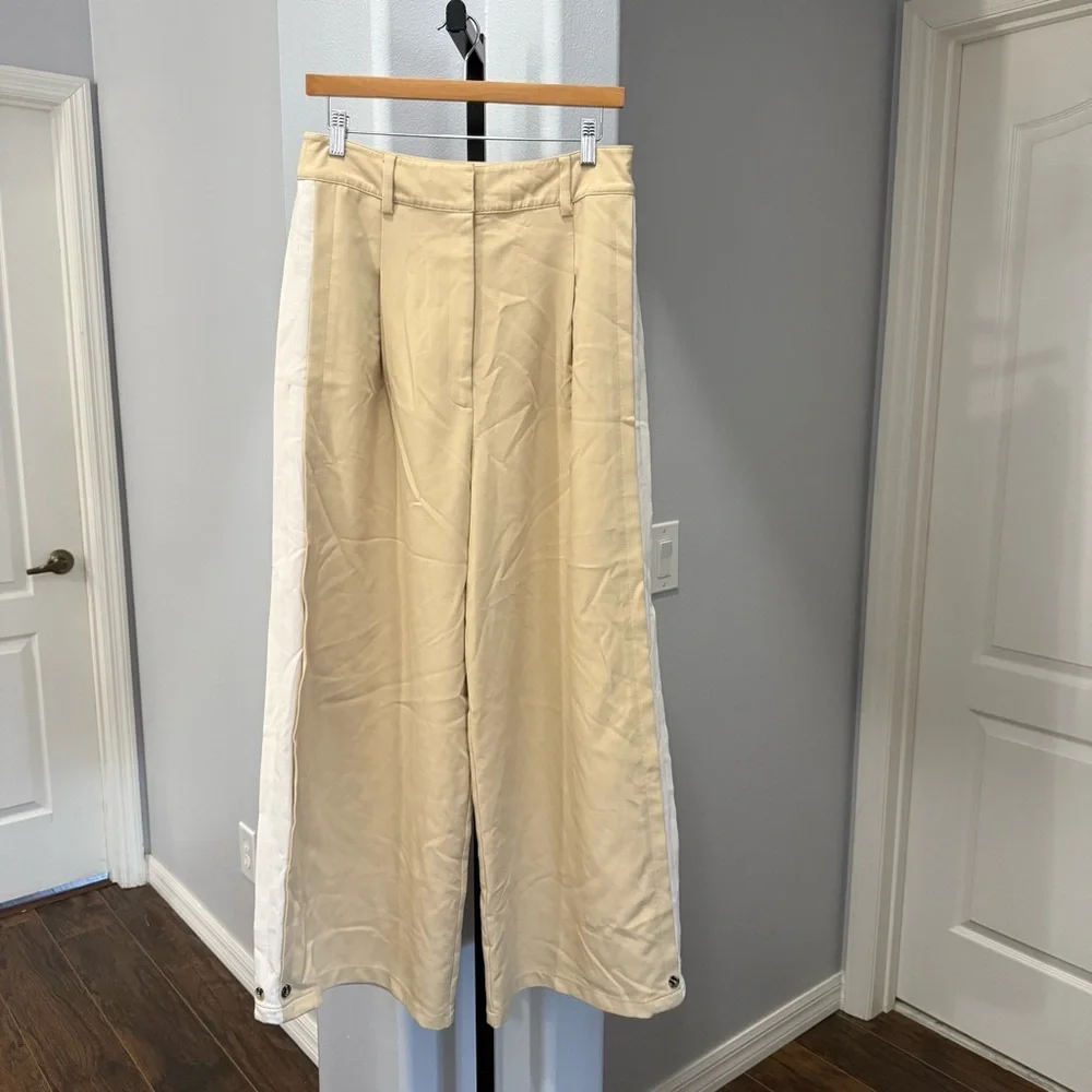 Favorite Daughter Margaret Wide Leg Pant (Sand) Trouser Trousers Size 10 Womens - Picture 2 of 11